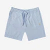 Armor-Lux Heritage Drawstring Easy Shorts - Saint-Lo Blue -Fashion Menswear Store HeritageDrawstringShorts Saint LoBlue01