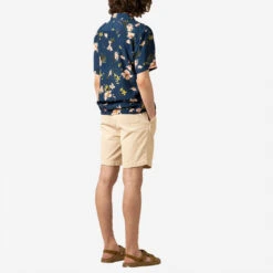 Inverness Corduroy Easy Shorts - Ecru -Fashion Menswear Store INVERNESSSHORT EcruCord03 7d2bd4e5 48df 4fc3 b7e1 0ffeff659550