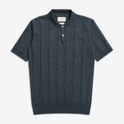 Jacobs S/S Knit Polo - Blue Nights