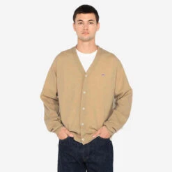 Lambswool V-Neck Knit Cardigan - Camel -Fashion Menswear Store LAMBSWOOLV NECKKNITCARDIGAN Camel02 21c6f57b 7a3b 4879 9118 6015ab256ec7