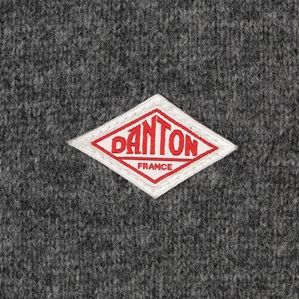 Lambswool V-Neck Knit Cardigan - Charcoal 9 Lambswool V-Neck Knit Cardigan - Charcoal - Image 8