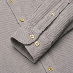 Lobo Corduroy Shirt - Grey -Fashion Menswear Store LOBO GREY 0241 b7dd03d8 631b 45dc 8904 6f1cb1ab037f