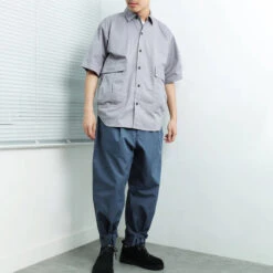 M51 Cargo Shirt - Smoke Blue 17 M51 Cargo Shirt - Smoke Blue -Fashion Menswear Store M51SSSHIRT SmokeBlue07