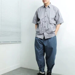 M51 Cargo Shirt - Smoke Blue 18 M51 Cargo Shirt - Smoke Blue -Fashion Menswear Store M51SSSHIRT SmokeBlue08