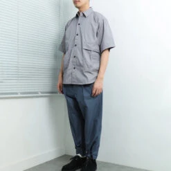 M51 Cargo Shirt - Smoke Blue 19 M51 Cargo Shirt - Smoke Blue -Fashion Menswear Store M51SSSHIRT SmokeBlue09