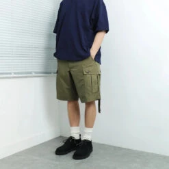 M65 Utility Cargo Shorts - Olive -Fashion Menswear Store M65SHORTS LIGHTGreen08