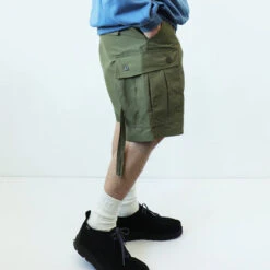 M65 Utility Cargo Shorts - Olive -Fashion Menswear Store M65SHORTS LIGHTGreen10