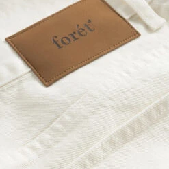 Foret Mead Denim Shorts - Cloud -Fashion Menswear Store MEADDENIMSHORTS CLOUD04