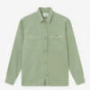 Foret Mellow Canvas Overshirt - Sage Green -Fashion Menswear Store MELLOWOVERSHIRT SAGE01