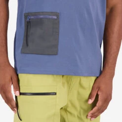 NB All Terrain Jersey Pocket T-shirt - Vintage Indigo -Fashion Menswear Store MT31510NBAllTerrainJerseyPocketT shirt VintageIndigo05