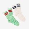 Mix Lines 2-Pack Crew Socks - Green & Oatmeal 2 Mix Lines 2-Pack Crew Socks - Green & Oatmeal -Fashion Menswear Store MixLinesCrewSocks 2Pack01 ffa2a4c7 7ab1 45e5 aedf 29fb591445a6
