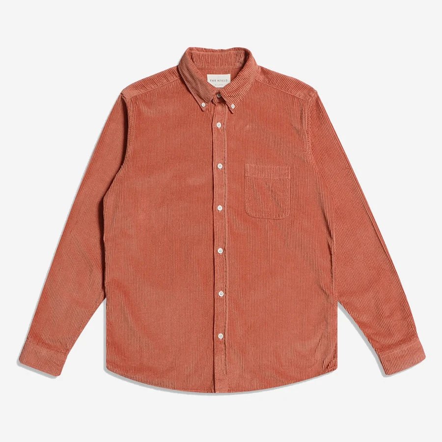 Mod Classic Corduroy Shirt - Cedar Wood 3 Mod Classic Corduroy Shirt - Cedar Wood