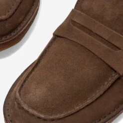 Mokaflex Suede Loafer Shoes - Dark Khaki -Fashion Menswear Store MokaflexSuedeLoaferShoes DarkKhaki04