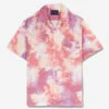 Nap Dream Short-Sleeve Vacation Shirt - Rose/Violet -Fashion Menswear Store NAP DREAM