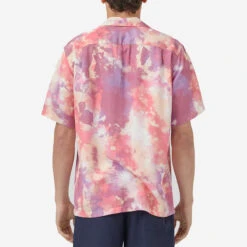 Nap Dream Short-Sleeve Vacation Shirt - Rose/Violet -Fashion Menswear Store NAP DREAM 2163