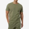 NB Athletics Nature State T-Shirt - Olive Leaf -Fashion Menswear Store NBAthleticsNatureStateShortSleeveTee OliveLeaf01