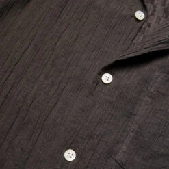 Nori Short-Sleeve Vacation Shirt - Black -Fashion Menswear Store NORI 0002