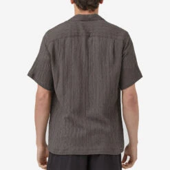 Nori Short-Sleeve Vacation Shirt - Black -Fashion Menswear Store NORI 2232