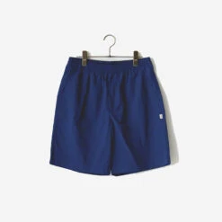 Nylon Taffeta Easy Shorts - Blue