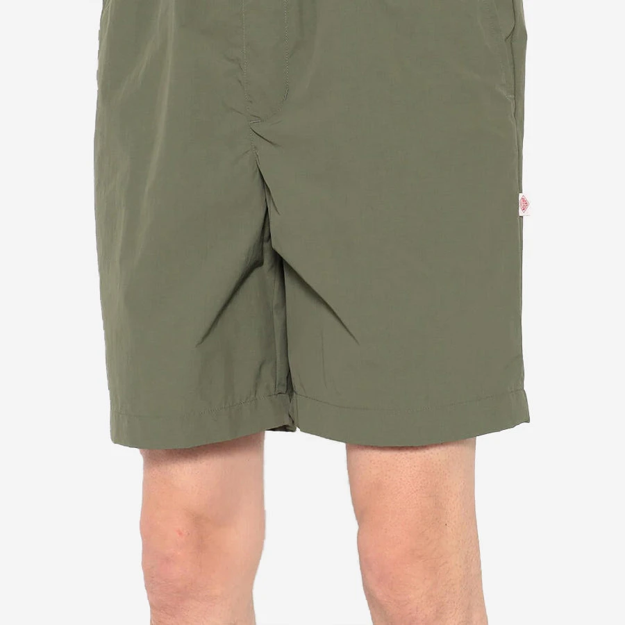 Nylon Taffeta Easy Shorts - Red 8 Nylon Taffeta Easy Shorts - Red - Image 6