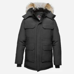 Nunavut Long Parka - Black