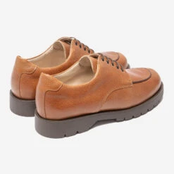 Officer G VGT Leather Derby Shoes - Cognac -Fashion Menswear Store OFFICIERGVGT Cognac04 f01e06aa f130 482e 981c 619feb6a21e7