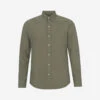 Colorful Standard Classic Organic Button-Down Oxford Shirt - Dusty Olive -Fashion Menswear Store ORGANICBUTTONDOWNSHIRT DUSTYOLIVE01