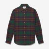 Otton Plaid Flannel Shirt - Forest Green -Fashion Menswear Store OTTON 0557 FLATS 5881 1f2a1b77 f8a8 4d36 aebb d7f303cebde6