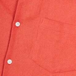 Pique Short-Sleeve Vacation Shirt - Clay -Fashion Menswear Store PIQUE CLAY 2776