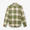 Portlad Check Plaid Flannel Shirt - Green/Ecru -Fashion Menswear Store PORTLAD CHECK 0545 FLATS 5041 b4bd0676 2b2d 4ff8 b37c 41a5f0c5a539