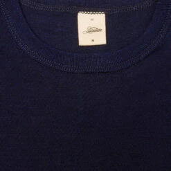 Heavyweight Plain T-Shirt - Indigo (v1) -Fashion Menswear Store Plain Tee Indigo 03 22d5d4a6 3396 41ad aea4 ae8f2a001d17