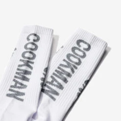 Rib Crew Socks - White Burger Reflector -Fashion Menswear Store RibCrewSocks WhiteBurgerReflector03 0f831406 f893 42a9 8d54 9522d6a58ac6