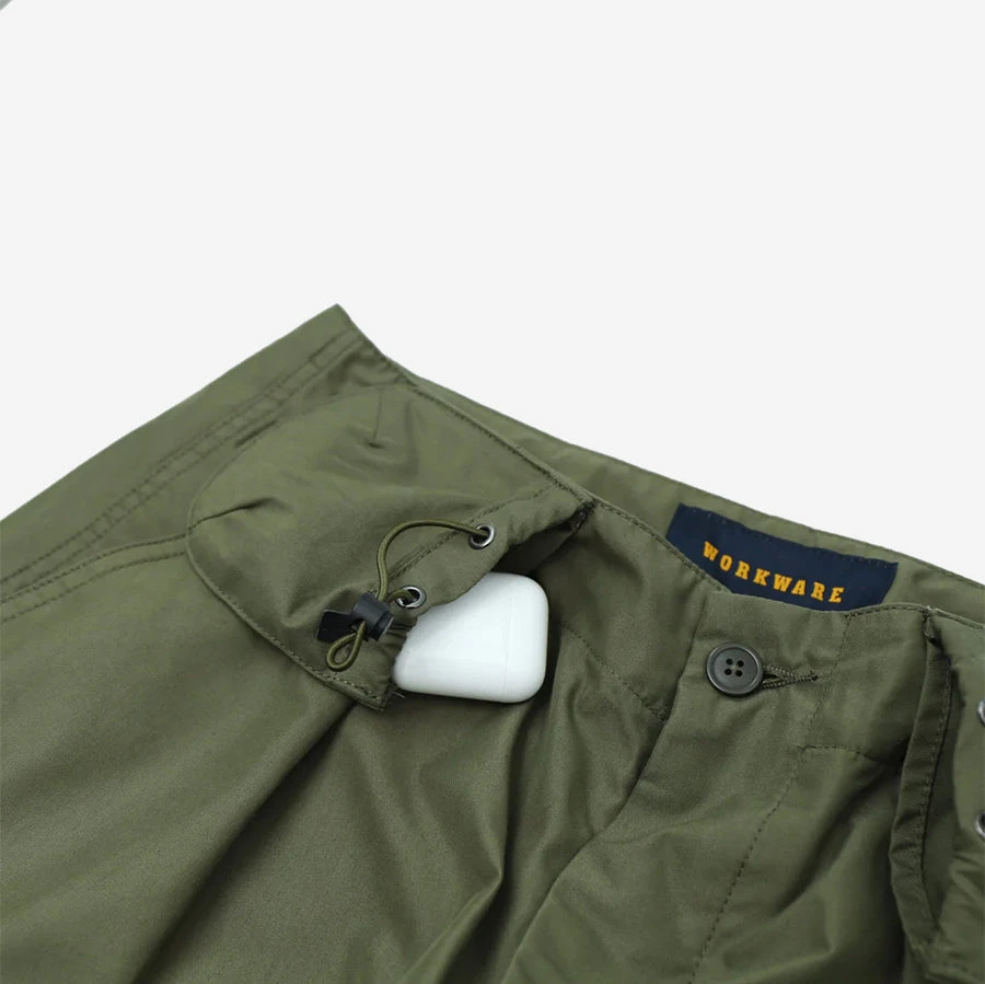Running Pants - Olive Green 6 Running Pants - Olive Green - Image 4