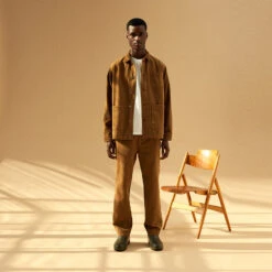 Foret Shed Twill Corduroy Pants - Rubber -Fashion Menswear Store SHEDTWILLCORDUROYPANTS RUBBER06