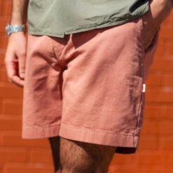 Cotton Oxford Shorts - Dark Pink 17 Cotton Oxford Shorts - Dark Pink -Fashion Menswear Store SS22Set302copy