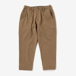 Stretch Ankle Trousers - Walnut