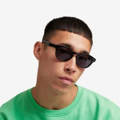 Colorful Standard Sunglasses 12 - Deep Black/Solid Black 12 Colorful Standard Sunglasses 12 - Deep Black/Solid Black -Fashion Menswear Store Sunglass12 DeepBlackSolid Black05 24cf91f1 a28b 42a7 9720 be48423dbb0a