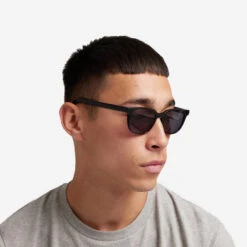 Colorful Standard Sunglasses 14 - Storm Grey/Black -Fashion Menswear Store Sunglass14 DeepBlackSolid Black05 363d9a61 210f 4cea a89e 7fbe9cb41963