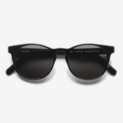 Colorful Standard Sunglasses 15 - Deep Black/Solid Black -Fashion Menswear Store Sunglass15 DeepBlackSolid Black03 9350d701 6f44 4d7d a8ca 50a41f3027bd