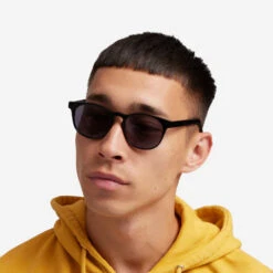 Colorful Standard Sunglasses 15 - Storm Grey/Black -Fashion Menswear Store Sunglass15 DeepBlackSolid Black05 4739ffd4 8ef6 4e62 a0cf b9b0b9541ffb