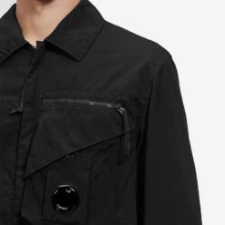 Taylon P Zip Lens Overshirt - Black -Fashion Menswear Store TAYLONPOVERSHIRT Black05 cae0c587 dde4 4063 9eab 813a297f3d12