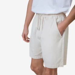 Colorful Standard Organic Twill Easy Shorts - Cloudy Grey -Fashion Menswear Store TWILLSHORTSFit02 767fa4e3 0149 4785 bb60 f4fd17af6933