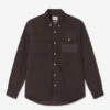 Foret Toad Corduroy Shirt - Dark Brown -Fashion Menswear Store ToadCorduroyShirt Brown01 a99ab150 ac34 4973 ad76 49b90a5739a9