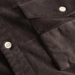 Foret Toad Corduroy Shirt - Dark Brown -Fashion Menswear Store ToadCorduroyShirt Brown03 10d020be 678a 4b5e a4fe eb510d9b53ec