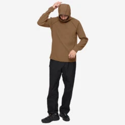 Goldwin Light Waffle L/S Hoodie - Desert Taupe -Fashion Menswear Store WFLightLSHoodie DesertTaupe06 0e1020e6 7216 4e19 9d85 349747ce30ac