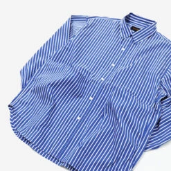 Wild Hunting Pocket Shirt - Blue Stripe -Fashion Menswear Store WILDHuntingSHIRT BlueStripe03