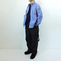 Wild Hunting Pocket Shirt - Blue Stripe -Fashion Menswear Store WILDHuntingSHIRT BlueStripe05