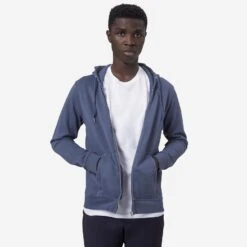 Colorful Standard Classic Organic Zip Hoodie - Cloudy Grey -Fashion Menswear Store ZipHoodieFit01 fa235d56 acd5 458c 9472 083ca0cdd882