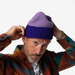 Zuma Knit Beanie - Lilac/Navy -Fashion Menswear Store ZumaKnitBeanie LilacNavy0 d2d19984 f665 4e44 9e47 93f77d7df33e