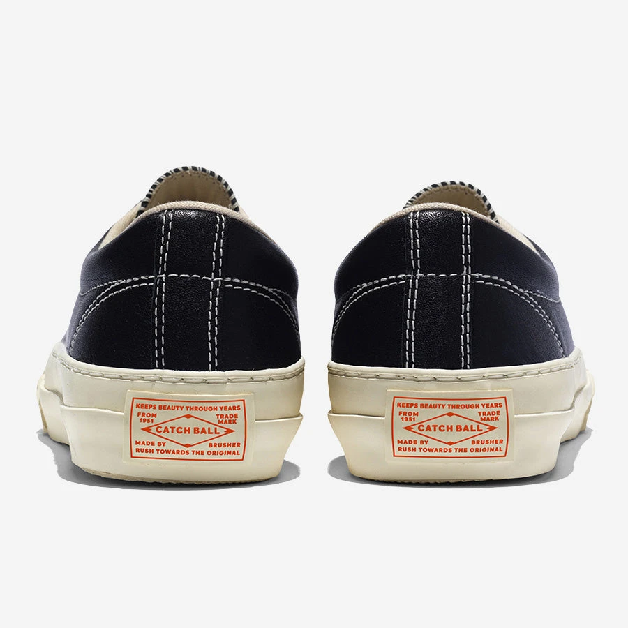 Military Standard Leather Low Sneaker - Black 5 Military Standard Leather Low Sneaker - Black - Image 3